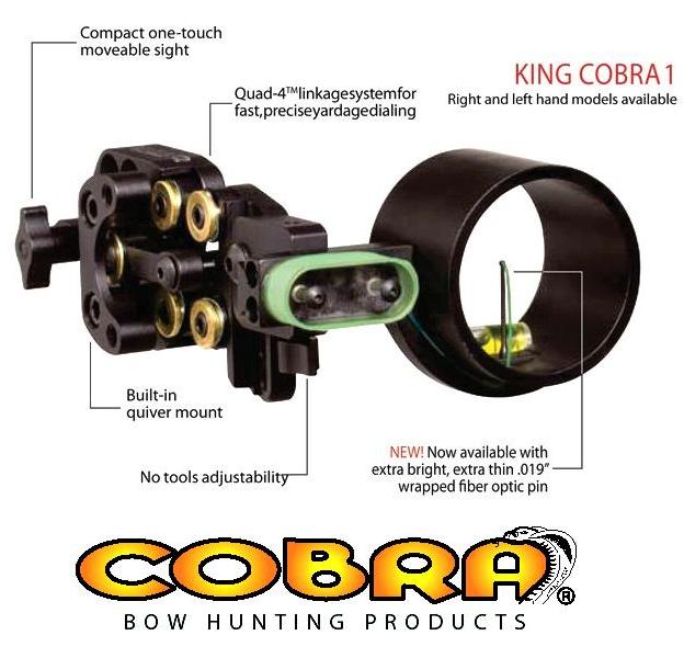     KING COBDA W/.19 Pin (C-578BLK).